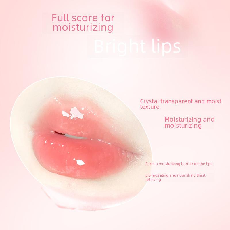  Transparent Tube Moisturizing Lip Oil with Fruit Flavors for Lip Care