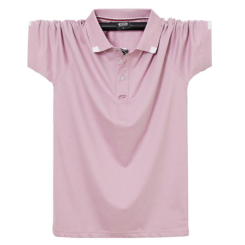 Fat Plus Herren Kurzarm T-Shirt Business Polo Atmungsaktives Herren POLO Shirt