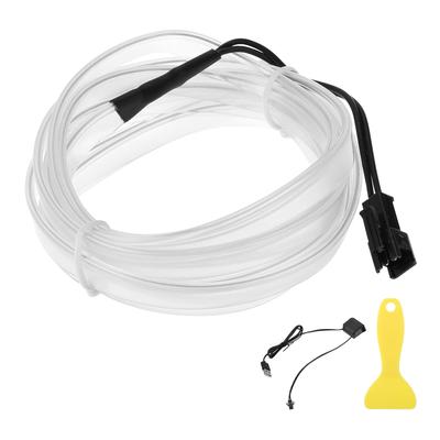 A ABSOPRO 2m EL Wire Cable LED Glow String Lights Car Interior Lighting Strip