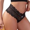 Women's Mid-Waist Sexy Thongs: Lace Trim Triangle Briefs & Boxer Shorts, Plus Size Available