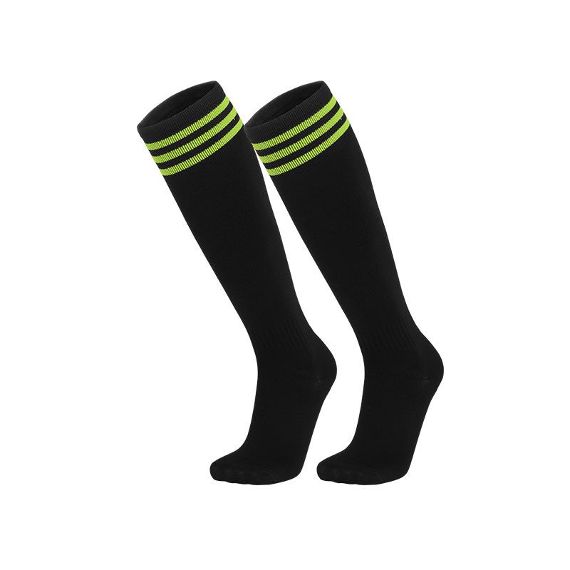 Striped Thigh-High Football Socks for Children & Adults - Lightweight, Professional Sports Socks
