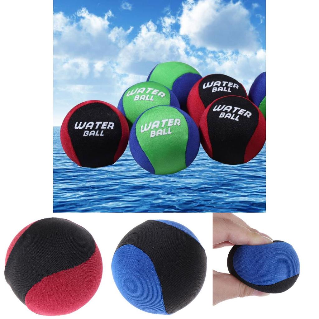 Bunte hüpfende Wasserball aus TPR-Material, 6 cm Durchmesser, für Strandspaß und Massage