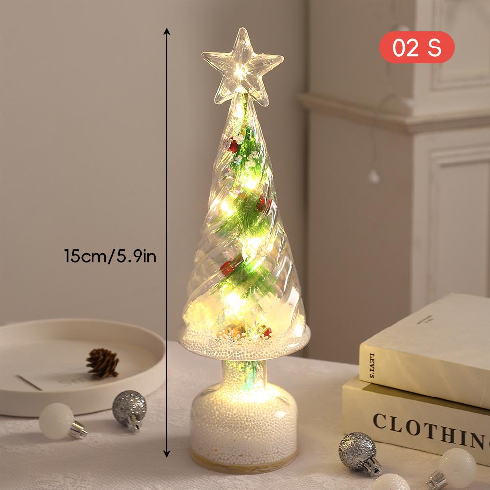 LED Weihnachtsbaum Nachtlicht Tischplatte Weihnachtsbaum Lichter Ornament Weihnachtsfeiertag Zuhause Schlafzimmer Dekor Navidad Natal Geschenk