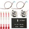 RV Water Heater Thermal Cutoff and ECO Thermostat Kit for Atwood Gas Electric Models with Copper Connection Wires