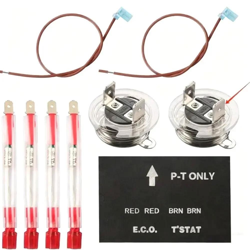 RV Water Heater Thermal Cutoff and ECO Thermostat Kit for Atwood Gas Electric Models with Copper Connection Wires