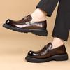 Men's Autumn/Winter Slip-on Derby Leather Shoes - Formal & Casual Soft Sole Loafers