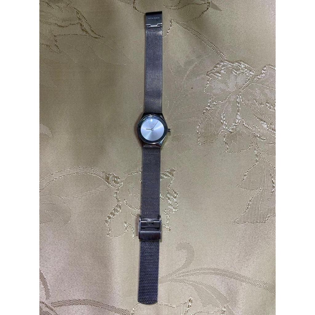 Used SKAGEN Women's Watch Silver Mesh Belt