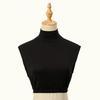 Vintage Solid Color False Collar Detachable Design Loose Hem Detachable Collars Mock Top Style Neck Cover for Women