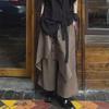 High-Grade Yamamoto-Style Irregular Buttoned Culottes for Men and Women