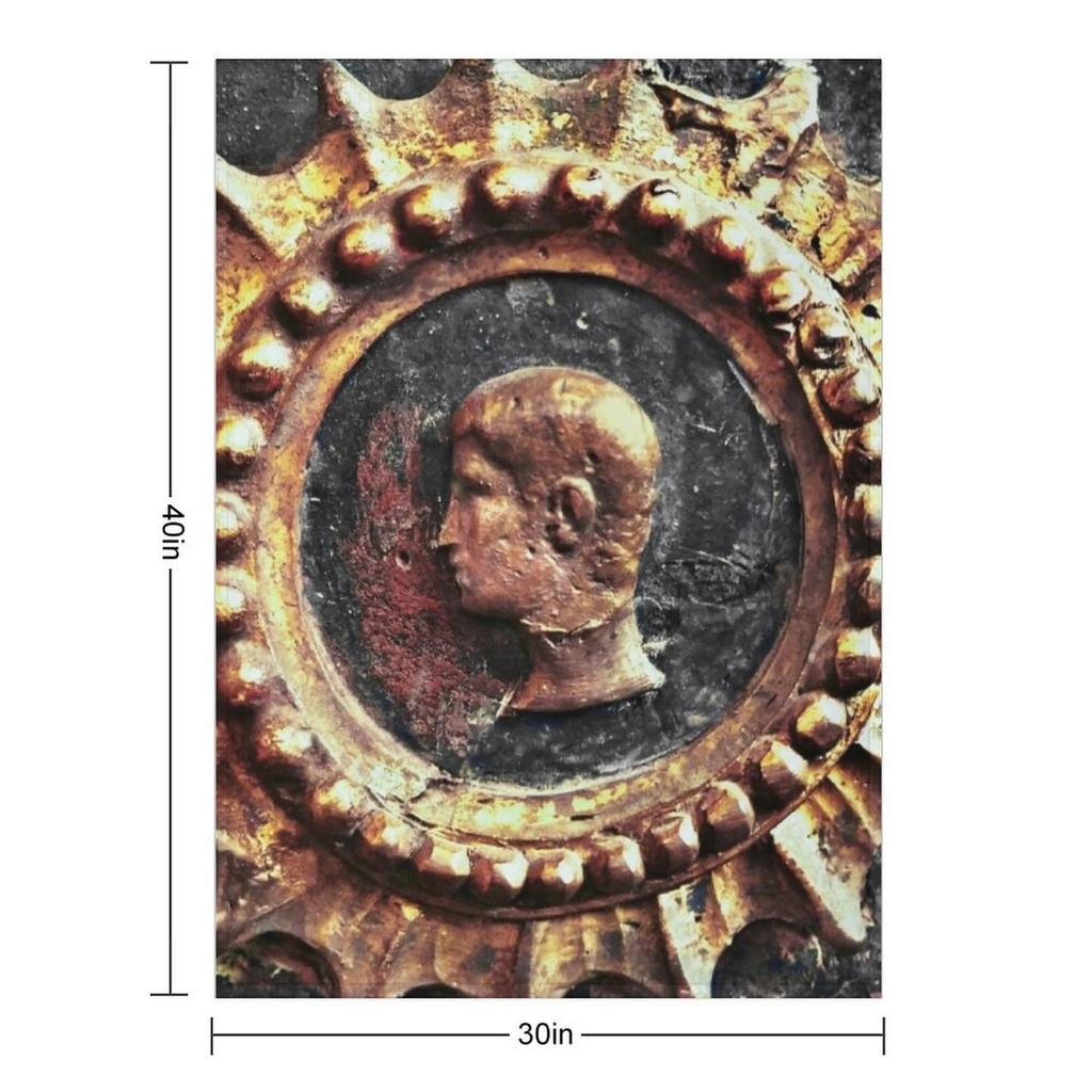 Emblem des Kaisers (Kaiserliches Emblem I) 18. Jahrhundert Römisch Italienisch Antik Überwurf Sommer Beschwerte Decken