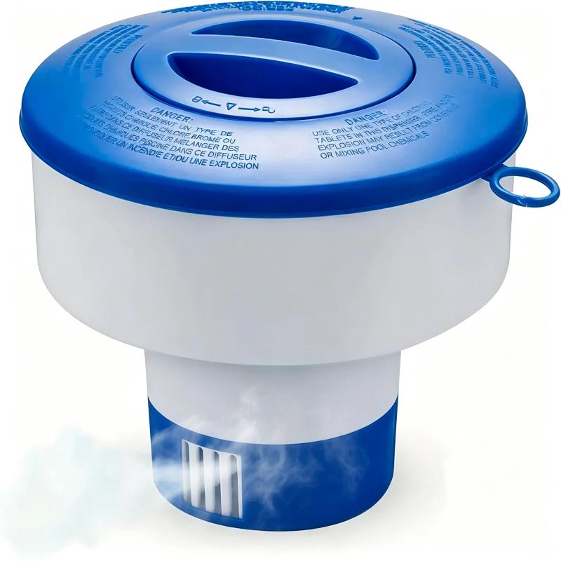 7 Inch Swimming Pool Enduring Pool Floating Dispenser Automatic Sterilizer For Chlorine Tablets Chemical Floater