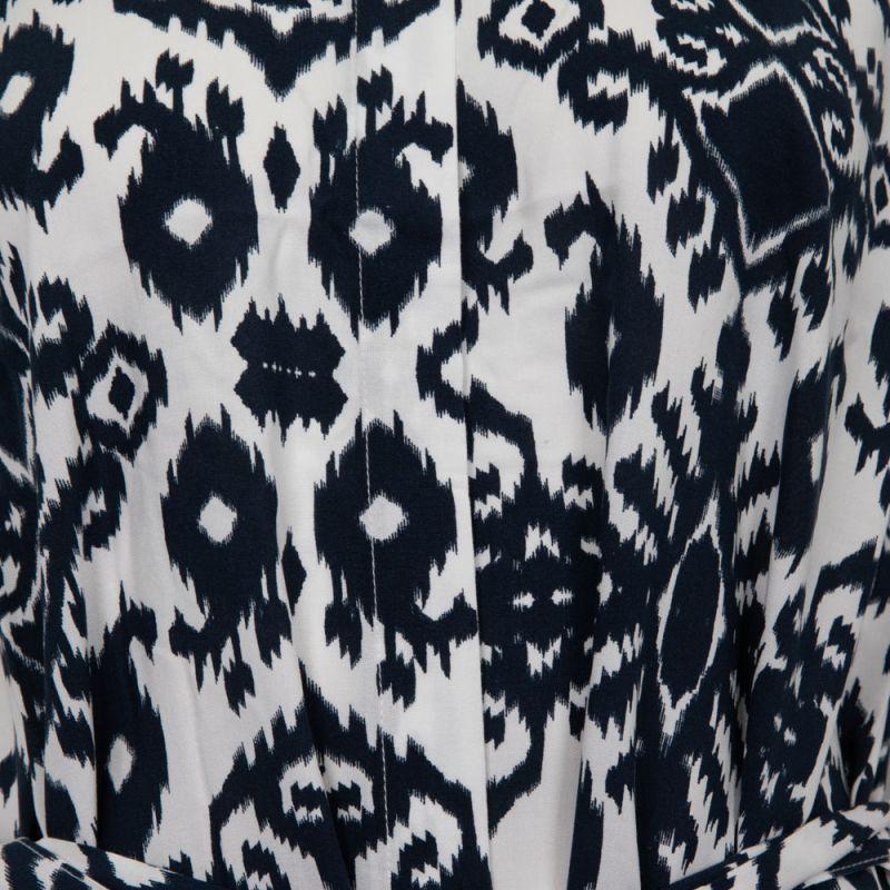 Graphic Print Dress with Drawstring Women VERO MODA