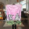 1pz Coperta in Flanella con Stampa del Gatto Simon, Alta Qualità per Tutte le Stagioni, Decorazione per la Casa, Calore e Comfort, Perfetta per Regali di Natale
