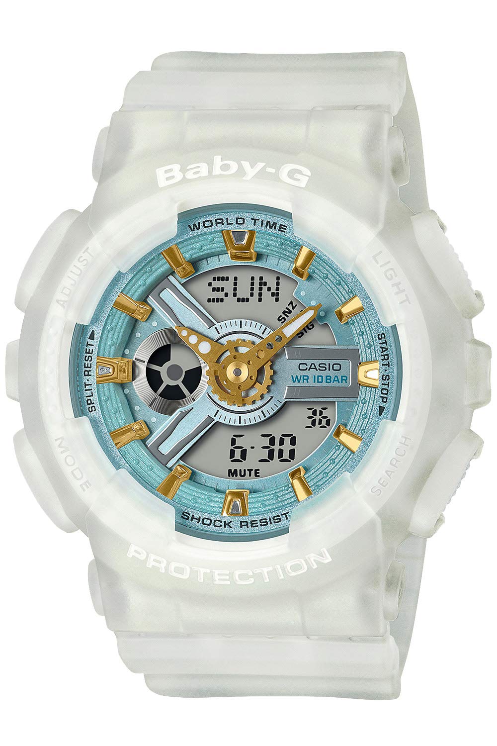 

Часы Casio Цвета морского стекла Белые Baby-G BA-110SC-7AJF Женские