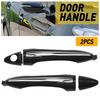 Front Driver & Passenger Side Outside Door Handle Fit 2014-2018 Kia Forte Forte5
