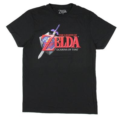 The Legend Of Zelda Mens Ocarina Of Time Distressed Design Adult T-Shirt