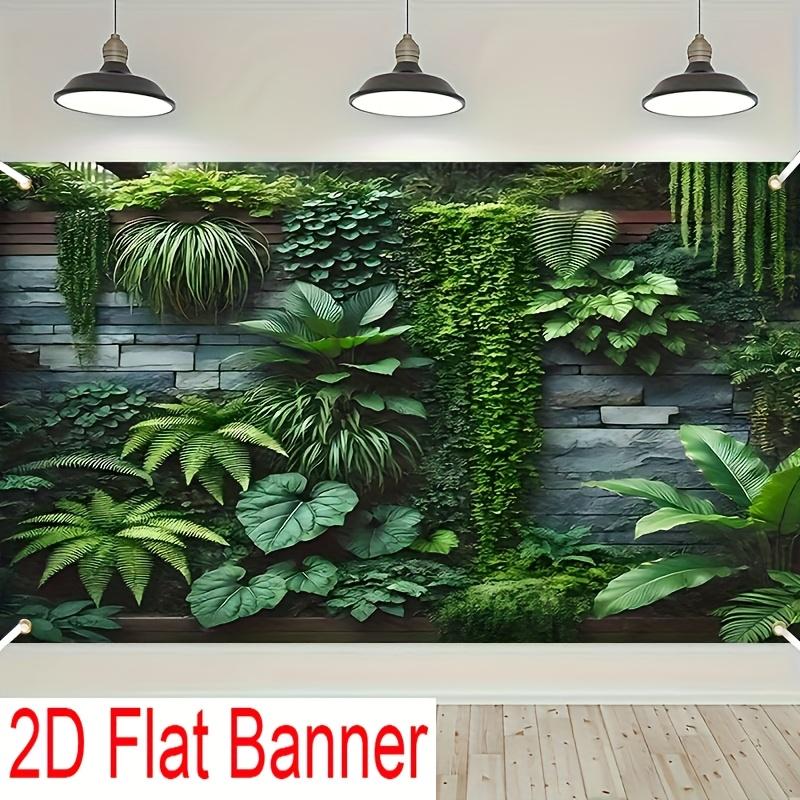 2D planar banners 1 vintage greenery banner - various sizes and materials suitable for indoor and outdoor decoration