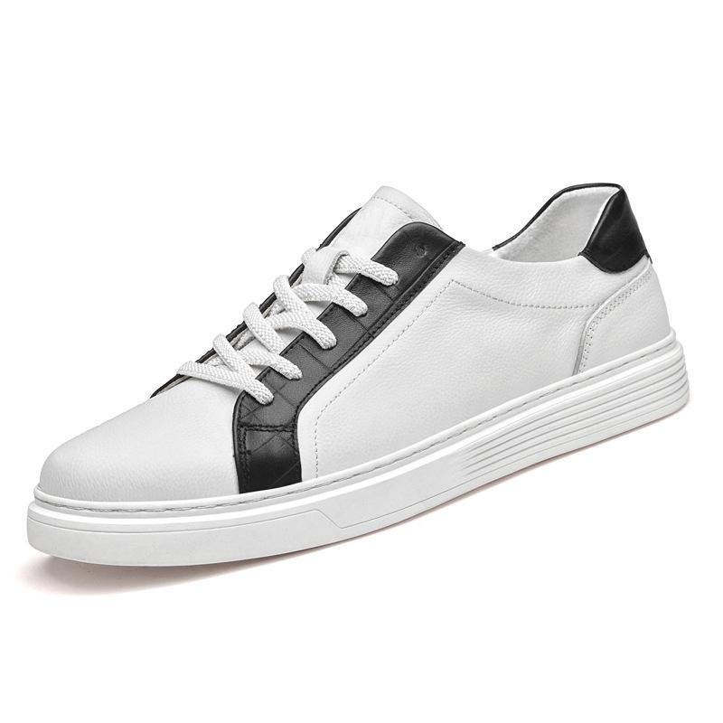 Men s 2025 Breathable White Casual Sports Shoes – Trendy British Fashion Size 41 белый