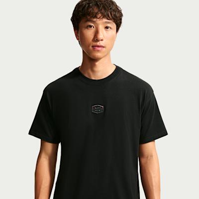 Nike Sportswear T Shirts Men s Black Crew Neck Moderate S