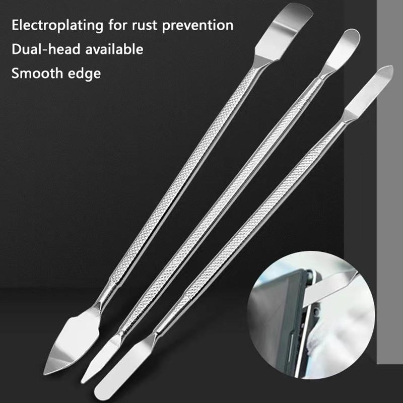 3PC Smart Phone Opening Pry Hand Tool Kit Metal Spudger Disassemble Tools Repair Tools For APPLE Tablet PC Mobile Phone New