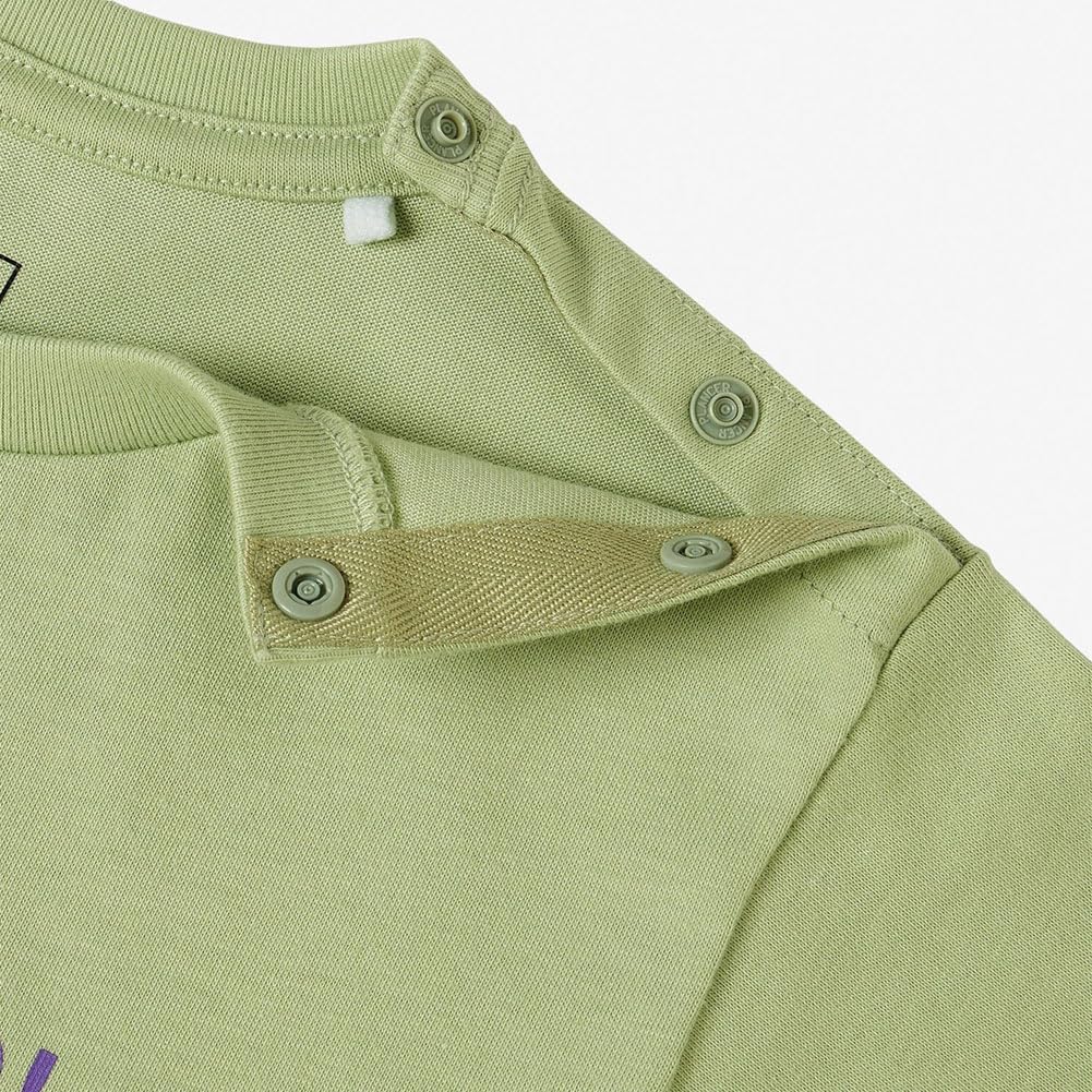 The North Face Baby Long Sleeve Shiretokotoko Organic Shiretoko New Size 90 Tee, Unisex, Cotton, Taupe,