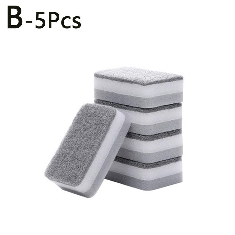 5pcs Creative Scouring Pad Dish Washing Sponges Kitchen Cleaning Soft Kitchen Tools