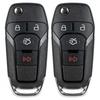 2 For 2013 2014 2015 2016 Ford Fusion Keyless Remote Key Fob N5F-A08TAA 4 Button