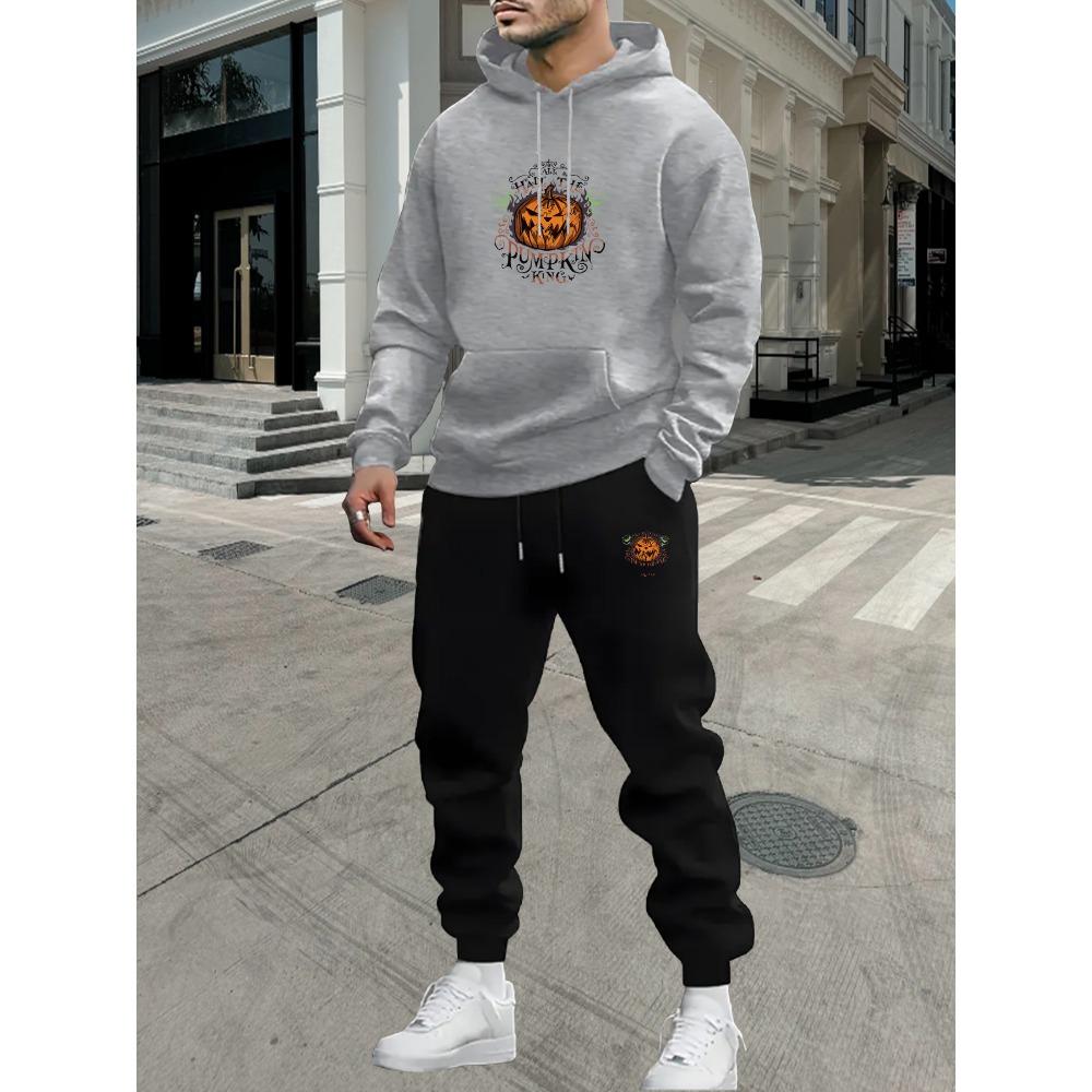 Ensemble Hoodie et Pantalon de Jogging Simple à Rayures Imprimé 3D pour Homme Sweatshirts Pantalons de Jogging Ensemble Décontracté Deux Pièces