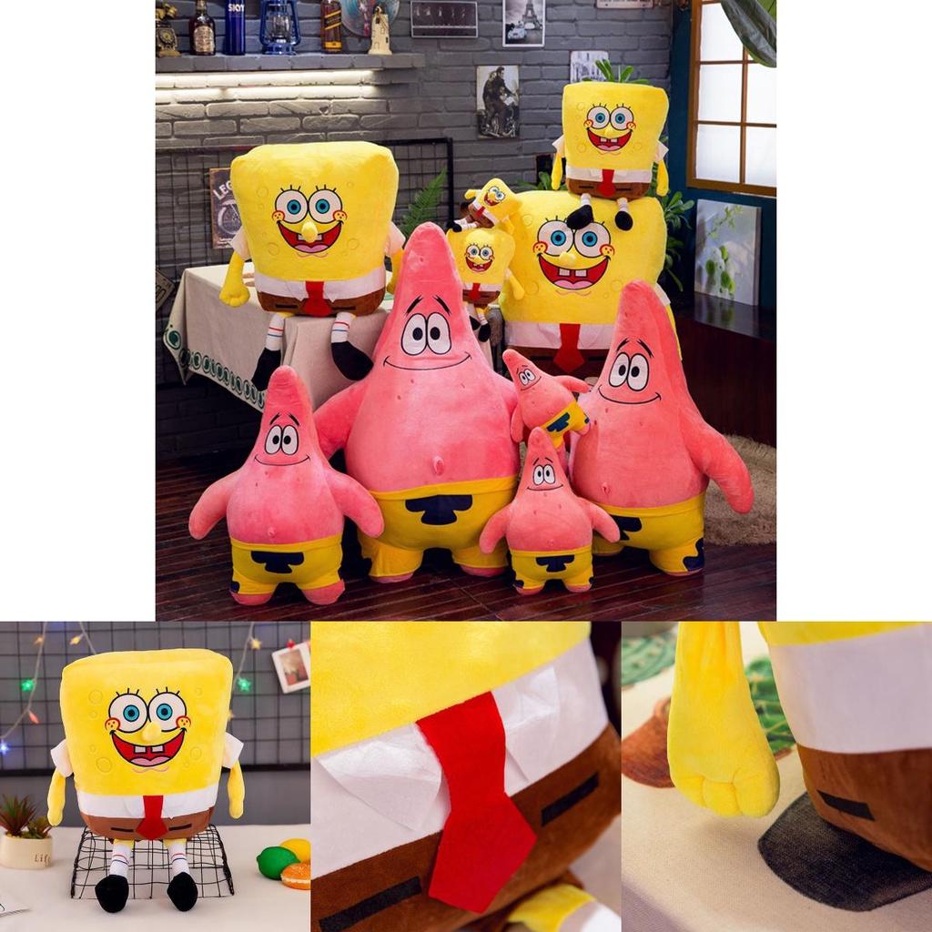 Spongebob Patrick Star Plüschtier Weiche Stoffpuppe Niedliches Kissen Kinder Mädchen Geschenk