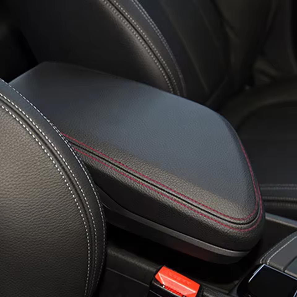 Pouze LHD Pro BMW X1 F48 2016 2017 2018 typ s elastickým páskem Semišová kůže Víko středové konzoly Kryt loketní opěrky Dekorační lišta