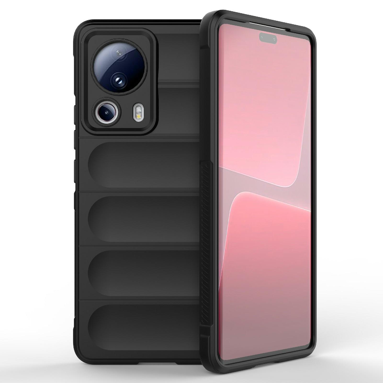 

For Xiaomi 13 Lite/Civi 2 5G Shockproof Rugged TPU Phone Cover Cell Phone Back Case Black