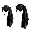 Medieval Party Anime Cosplay Costume Gothic Knight Single Sleeve Shawl Armor Viking Pirate Cloak Hooded Cape Soldier Top