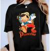 Disney Pinokio i Dżin Dżin Unisex Bluza dla Dorosłych 100% Bawełna Koszulka Męskie Koszulki Góra Koszulka Dziecięca