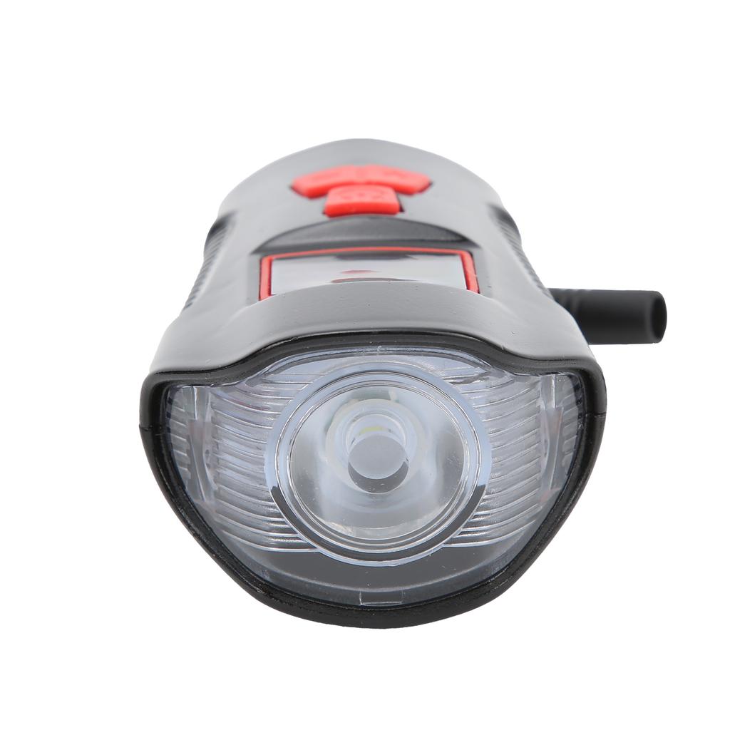 Mountain Bike Computer with Headlight USB Rechargeable Bike Speedometer with Head Light