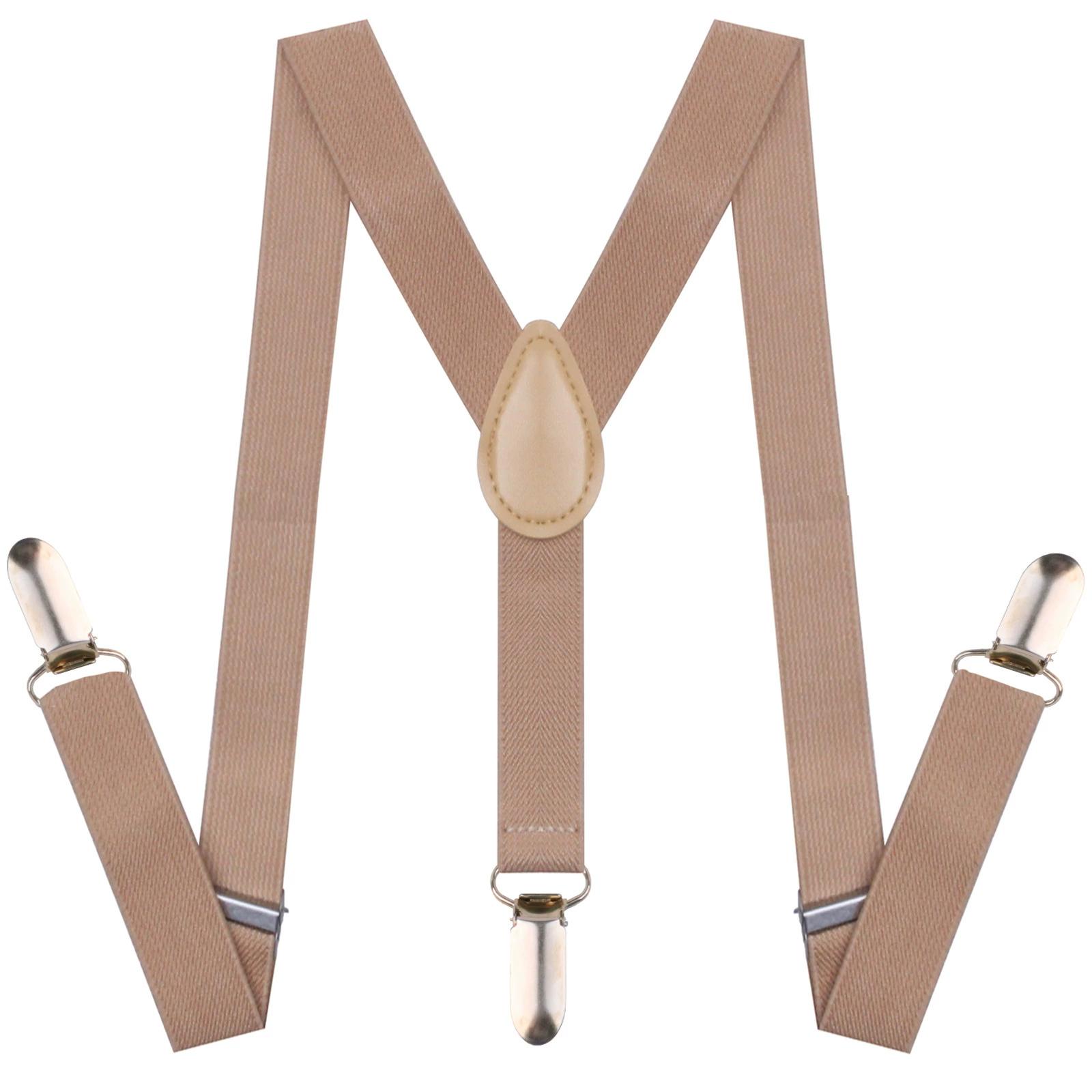 

Men s Heavy Duty Suspenders High Elastic Adjustable Braces with 3 Strong Clips for Pants Holder Ideal for Wedding Wear хаки