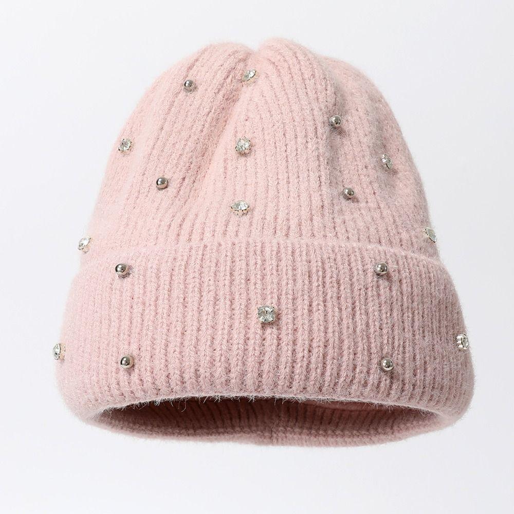 Casual Skullies Cap Keep Warm Pullover Yarn Hat Outdoor Warm Bonnet Beaanies Autumn Winter