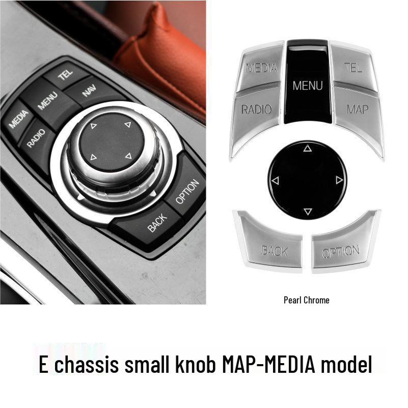 Compatible with BMW E Platform Central Control Multimedia Buttons for Older 3 Series, 5 Series, X5, X6, E90, E70 iDrive Controllers.