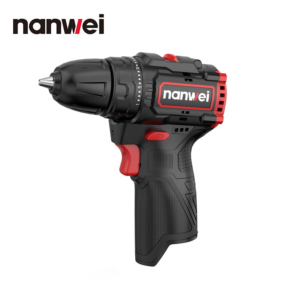 NANWEI 12V Electric Screwdrivers Maximum Torque 50 N.M/ Drill Chuck Size 0.8-10 Mm Type-C Charging Interface