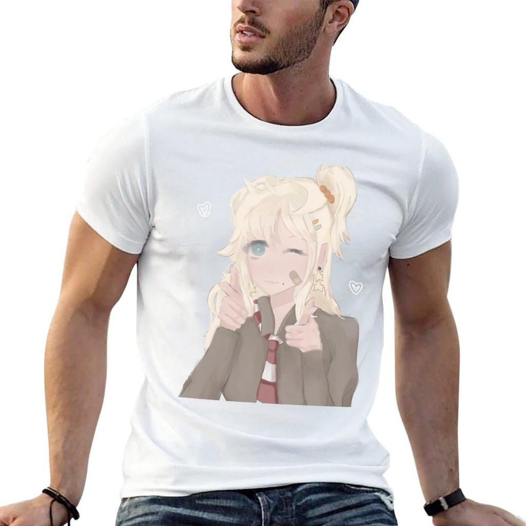Anime Kawaii Girl funny gift for girls Manga accessories T-Shirt Basic Short Sleeve Tee