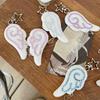 Unique Charm Themed Key Chain Backpack Ornament Artistic Wing Shape Phone Chain Elegant Decoration