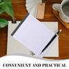 STOBOK Legal Pad A4 White Lined Notebook Report Pad Work Notebook Paper Pages Task Management Meeting Minutes Idea Generation Business 4-Pack - - - -