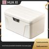 Lockable Plastic Storage Box for Valuables and Documents with Password Organizer