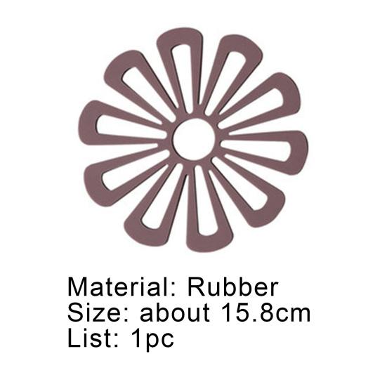 Prostírání Vyhloubený design Žáruvzdorné Podložky pod mísy ve tvaru květiny na stůl