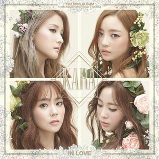 

CD KARA 7th Mini Album In Love Korean Ve none DSP Media 2015 South Kore Pop
