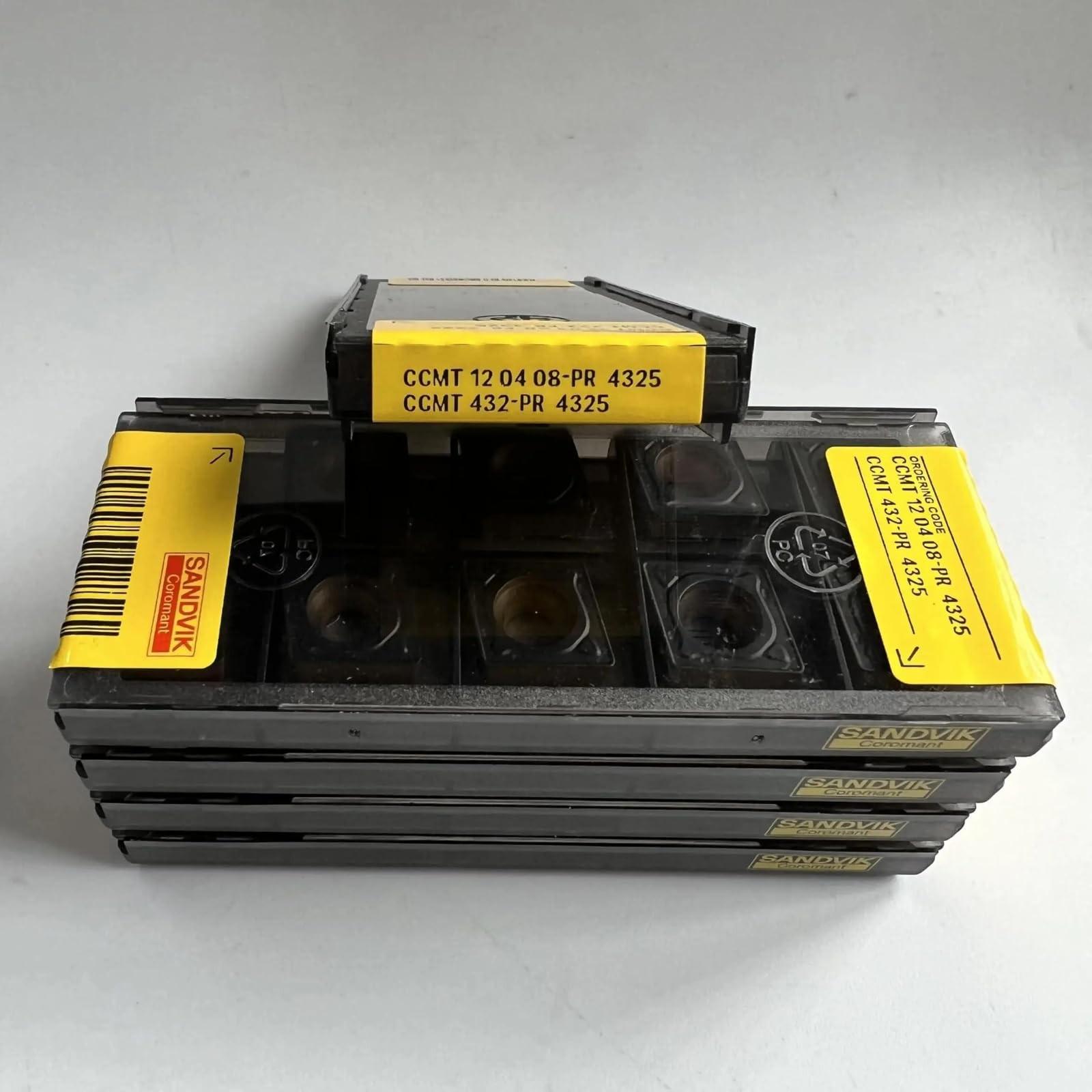 

Original Sandvik / CCMT120408-PR 4325 / CNC lathe carbide blade 10 PCS