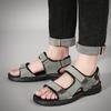 Große Herren-Sandalen aus echtem Leder Sommer Herren Strand-Sandalen Outdoor-Sandalen Für Herren Schuhe