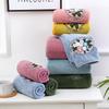 Mirror Flower High-density Coral Fleece Towel Bath Towel Mother Towel Home Face Towel Soft and Absorbent