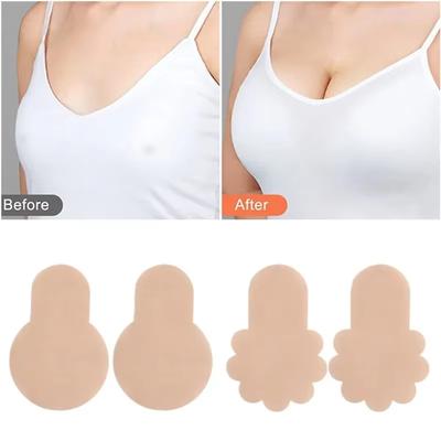 Disposable Lift Chest Stickers, 8cm Non-Woven Breast Pads, Summer Breast Support, Prevents Sagging, Suitable for Wearers