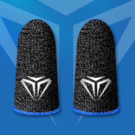 1 Pair S02 Finger Cover Sensitive Breathable Sweat-proof Video Games Touch Screen Fingertip Gloves for PUBG Mobile Game