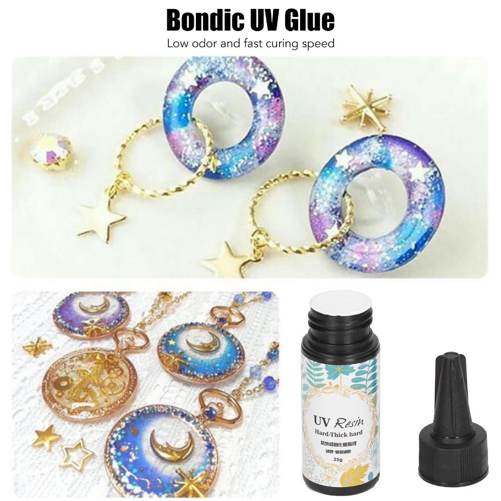 Transparent UV Resin Glue Crystal Clear UV Crystal Resin UV Jewelry Resin  Jewelry Making